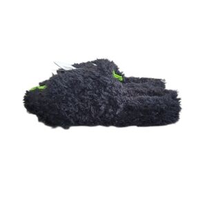 CROCS Black Classic Shaggy Fur Slide Size M:7 W:9